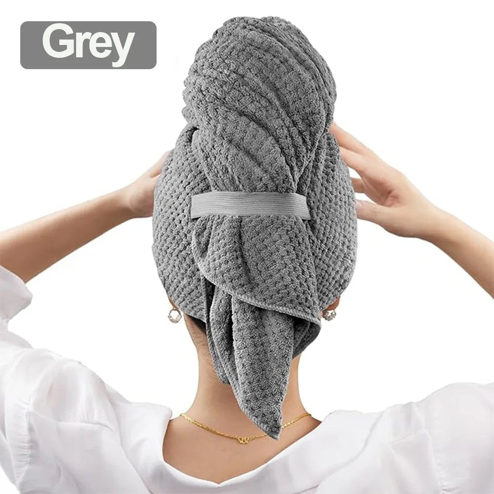 Serviette en microfibre pour cheveux – Séchage rapide et ultra absorbante