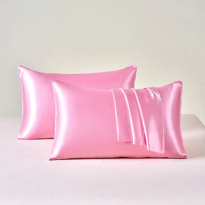 Lot de 2 Taies en Satin – Cheveux, Peau & Sommeil Réparateur