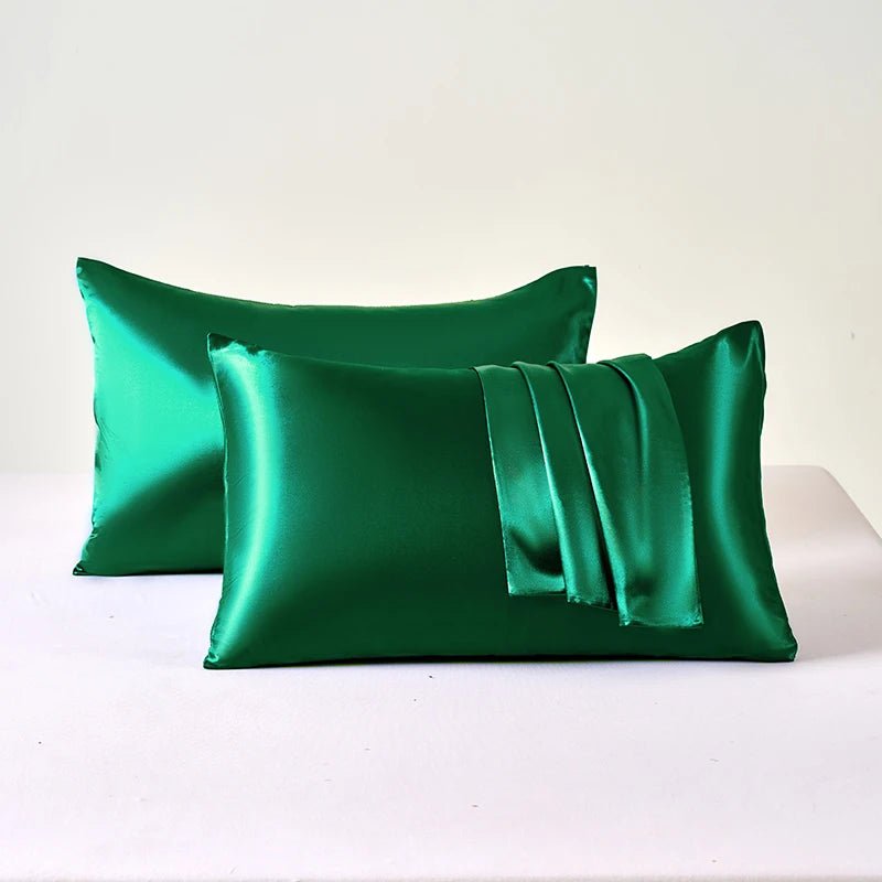 Lot de 2 Taies en Satin – Cheveux, Peau & Sommeil Réparateur
